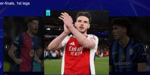 乐鱼体育下载-毫无悬念！官方：赖斯当选欧冠本周最佳球员，击败三名候选